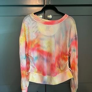 Lucky in Love mesh top.